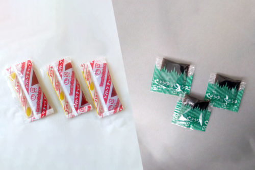 画像：ダブルパック・三方シール